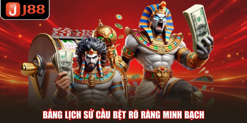 Bảng lịch sử cầu bệt rõ ràng minh bạch