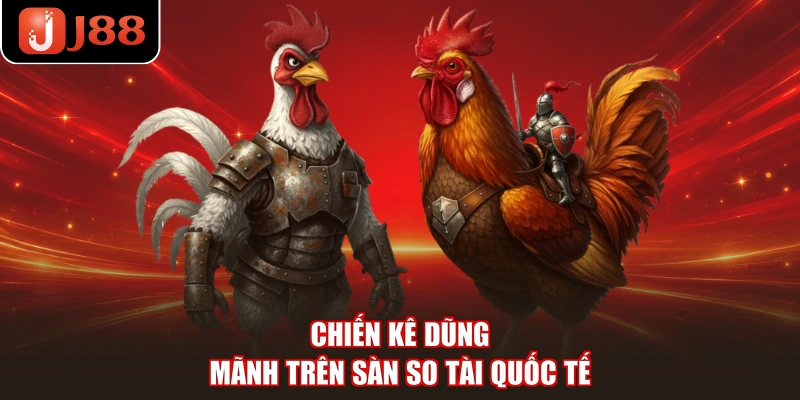 Chiến kê dũng mãnh trên sàn so tài quốc tế