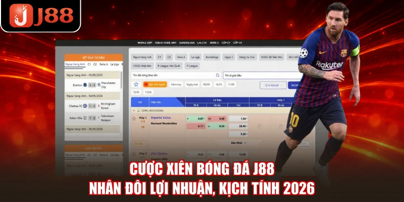 Cược Xiên Bóng Đá J88 - Nhân Đôi Lợi Nhuận, Kịch Tính 2026