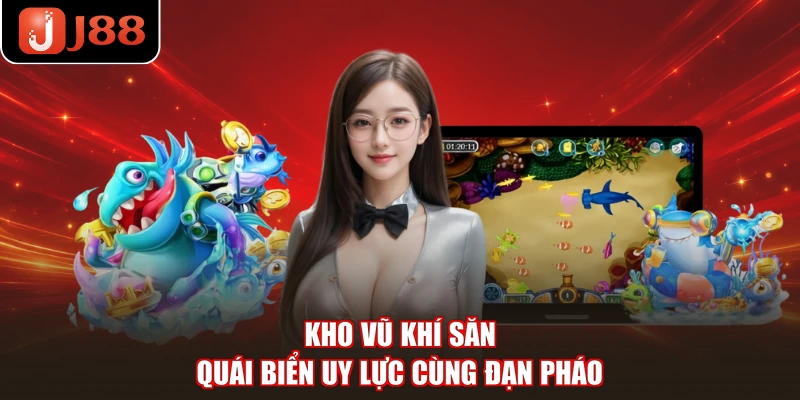 Kho vũ khí săn quái biển uy lực cùng đạn pháo
