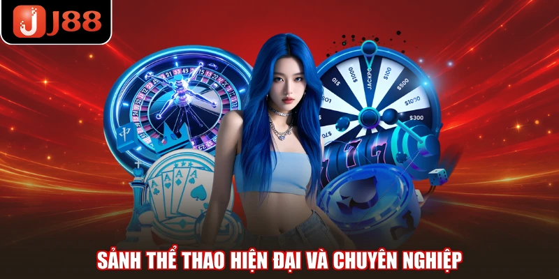 Sảnh thể thao hiện đại và chuyên nghiệp