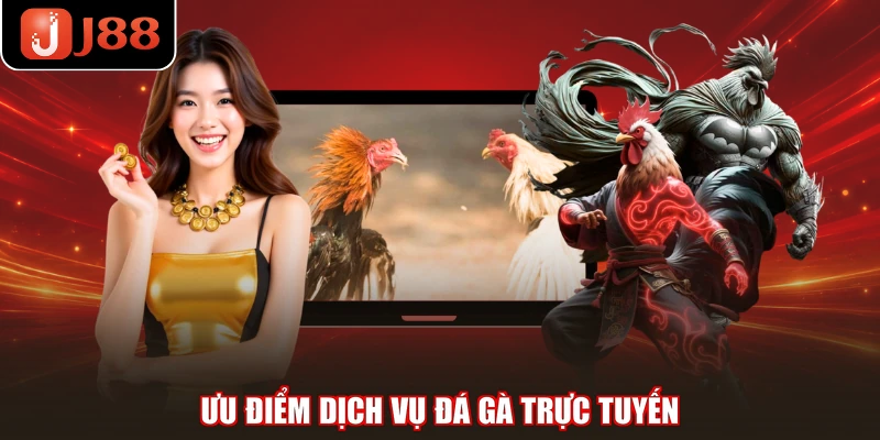 Ưu điểm dịch vụ đá gà trực tuyến